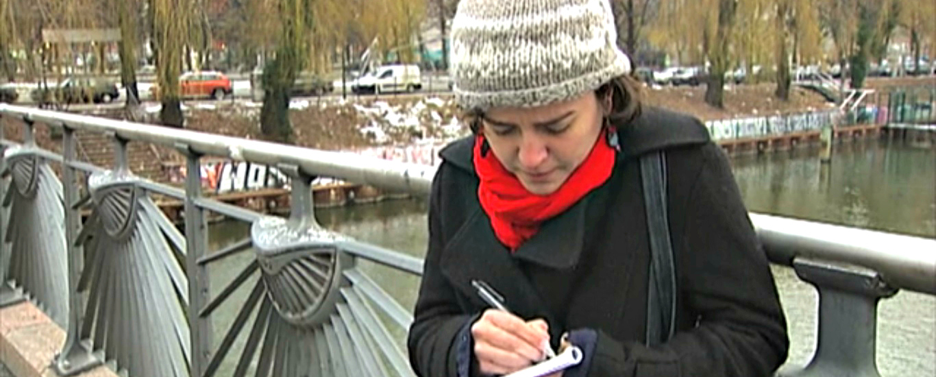 Lucia Palenzuela, Sounddesignerin aus Argentinien besucht Berlin während der Berlinale.