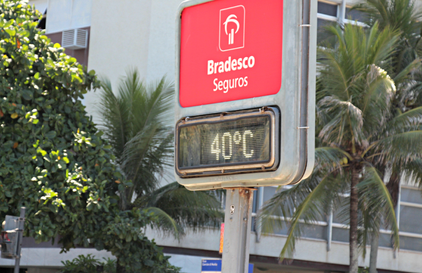 40 Grad Celsius im Schatten am Ipanemastrand in Rio de Janeiro Foto: Greta Hamann